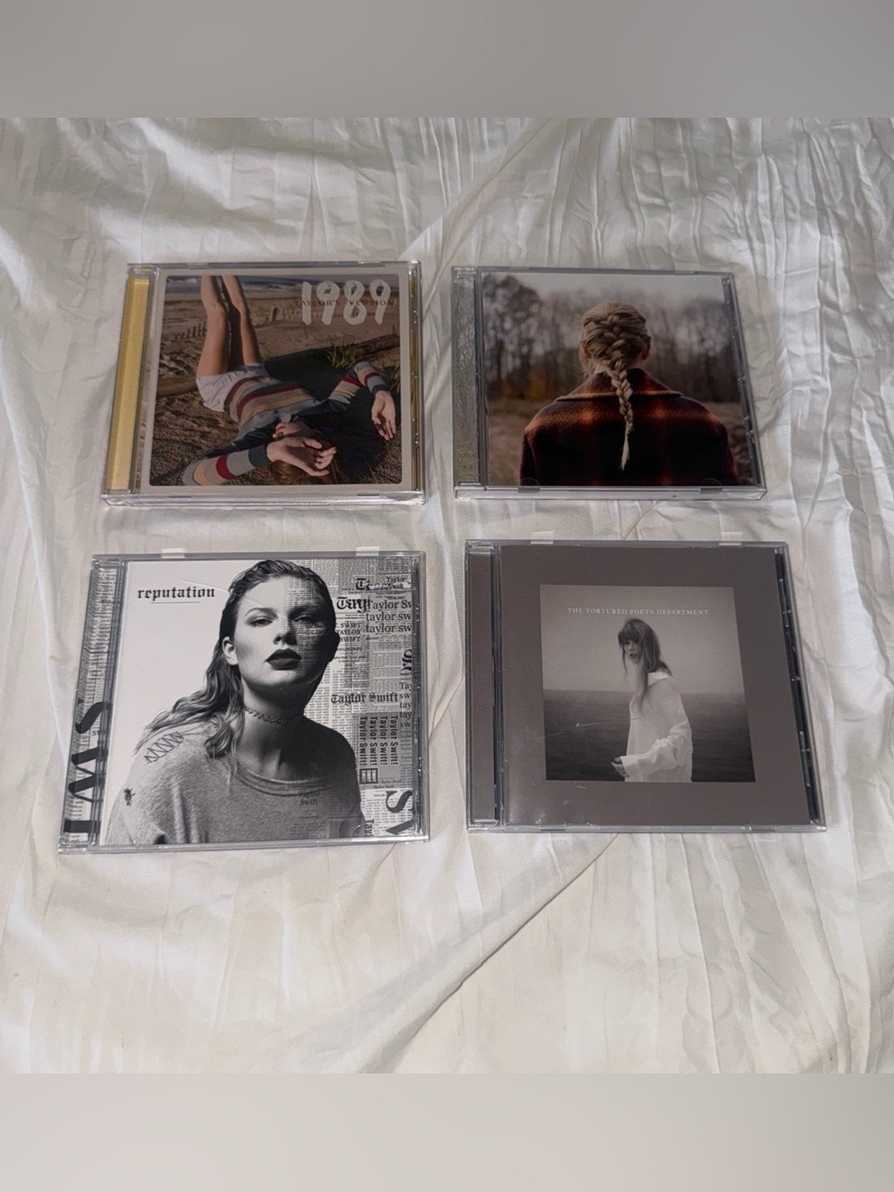 Taylor Swift CD Bundle - 1989 TV, Evermore, Reputation, TTPD